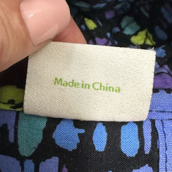 Vera Bradley Indigo Pop Quilted Cotton Crossbody Excellent Pre-Owned Condition - Picture 12 of 16